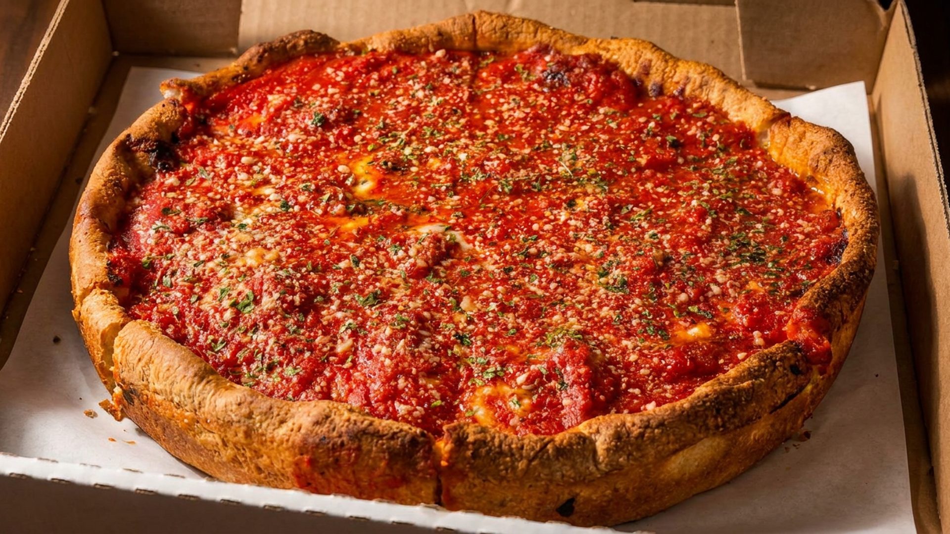 Award-winning Chicago deep dish